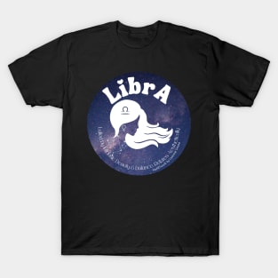 Cosmic Libra Zodiac Character T-Shirt